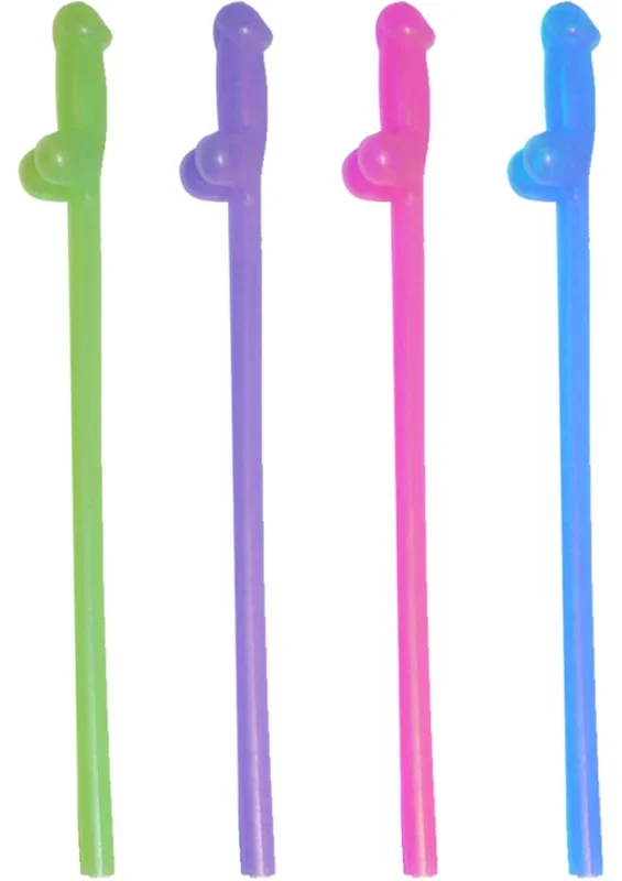 Glowing Naughty Straws