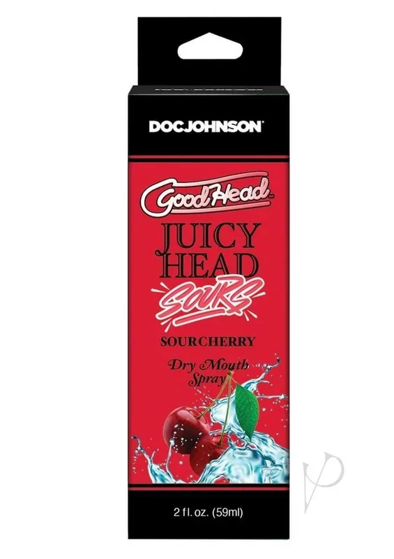 GoodHead Juicy Head Sour Cherry Dry Mouth Spray 2oz – Oral Pleasure Enhancer