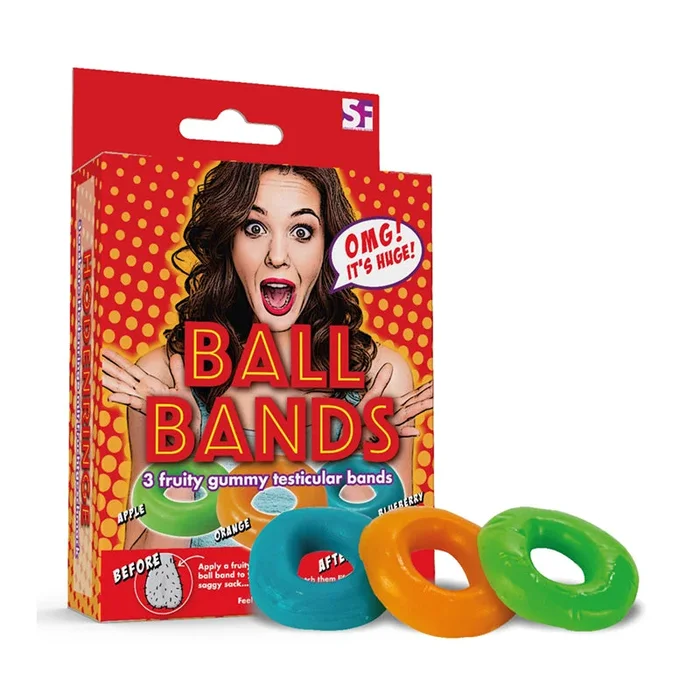 Gummy Ball Bands 3-Load Down Assorted Colors/Flavors