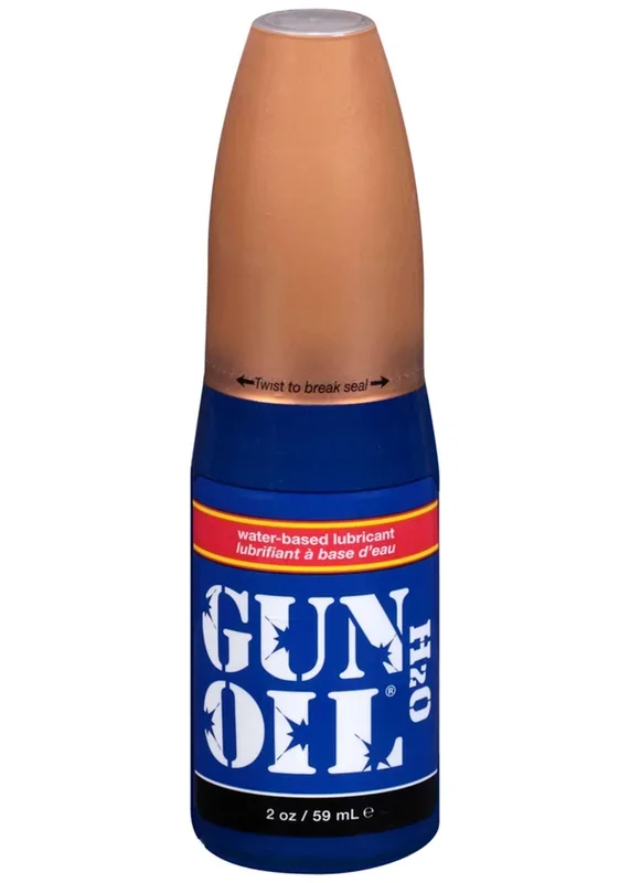 Gun Oil H2O – 2 Oz: Aloe Vera Infused Water-Based Lubricant