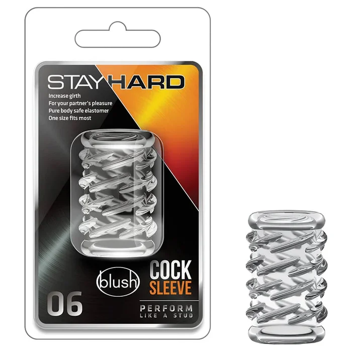 Halt Hard Cock Sleeve 06-Clear