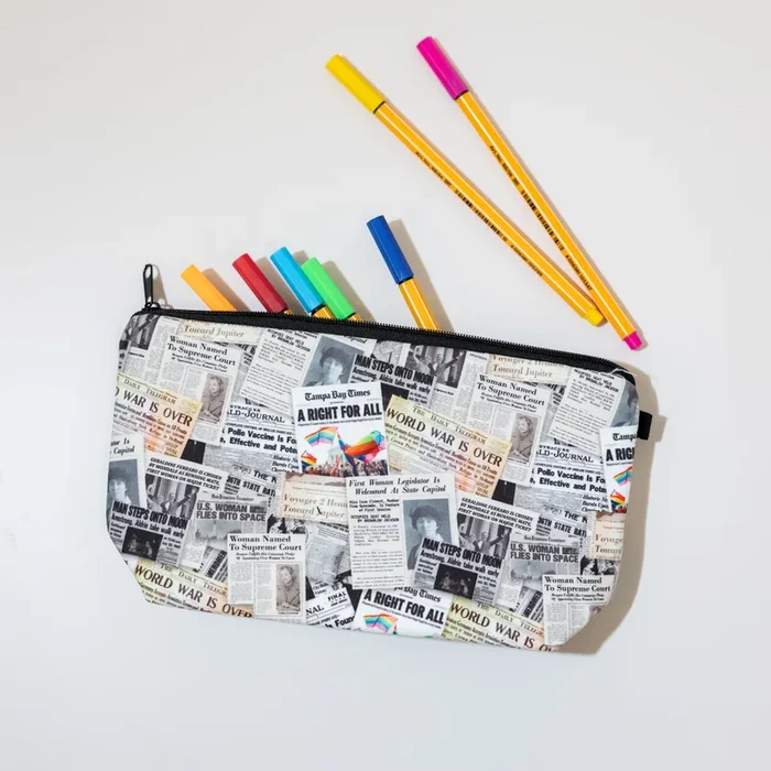 Happy Headlines Pouch