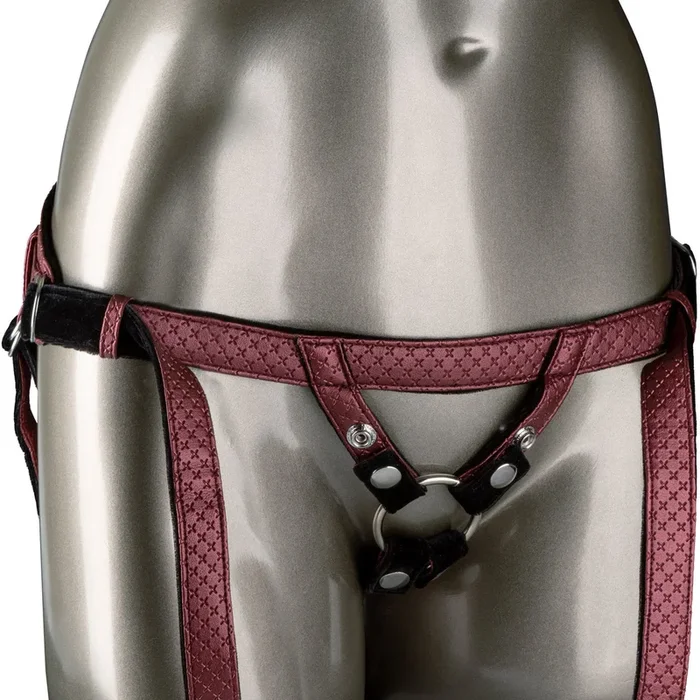 Her Royal Harness The Regal Duchess O-Ring Harness by CalExotics – Red