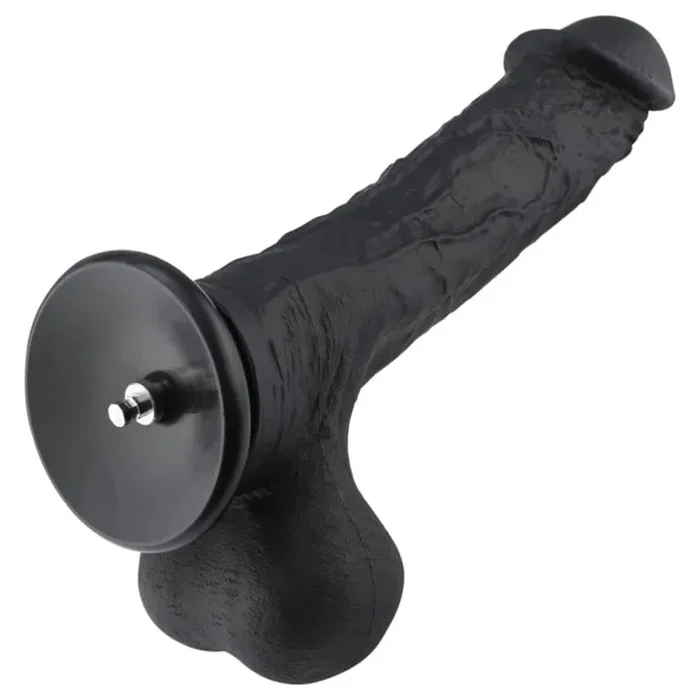 Hismith KlicLok Super Huge Silicone Dildo 12.4 Inch – Black-Market
