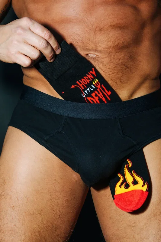 HORNY SHORT SATAN SOCKS