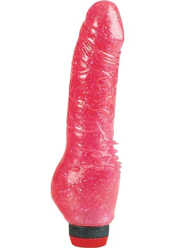 Hot Pinks Cliterrific Vibrating Dildo