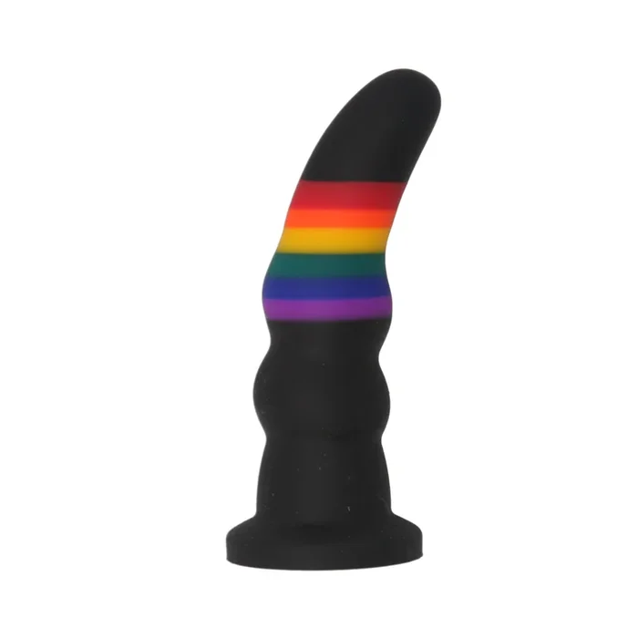 HOVER RIBBED RAINBOW PEGGING PROBE