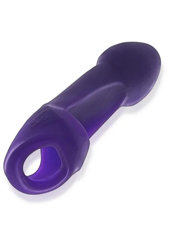 Hunkyjunk Double Thruster Double Penetrator Sling – Plum Ice Purple
