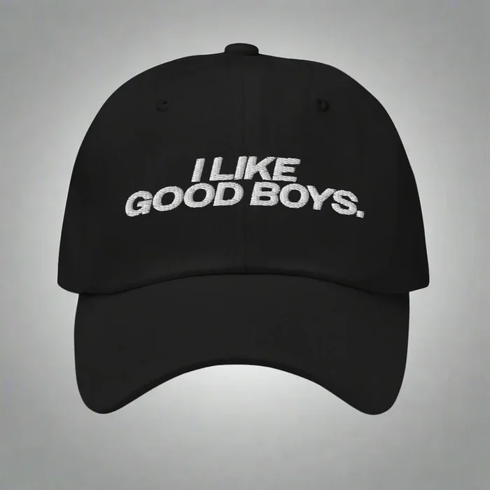 I Wish Right Boys Dad Hat by YES HOMO in Black