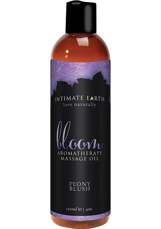 Intimate Earth Bloom Aromatherapy Massage Oil Peony Blush