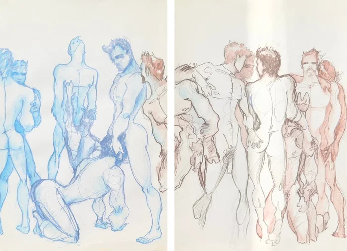 JASON DUFFY, Bath House, 2023 (diptych)