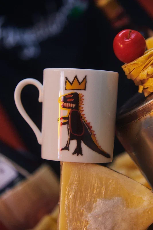 Jean-Michel Basquiat “Gold Dragon ” PORCELAIN MUG