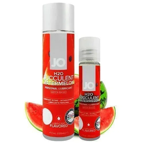 JO H2O Water Based Natural Flavor Extracts Lubricant Succulent Watermelon