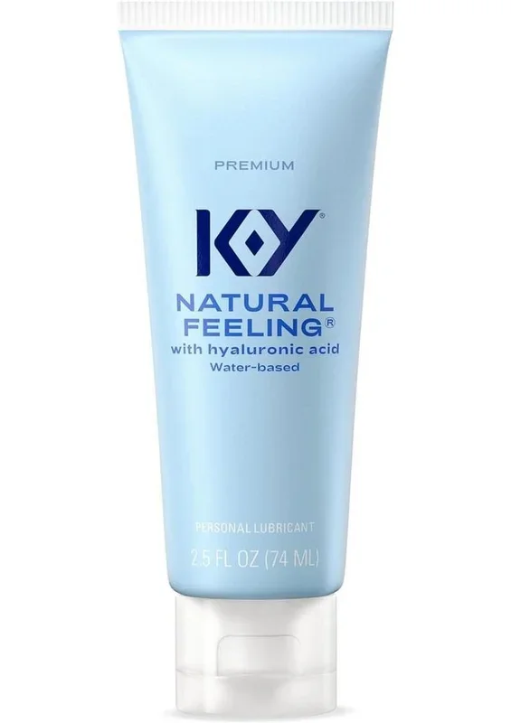 K-Y Hydrate Natural Opinion Moisturizing Water Free-Base Lubricant with Hyaluronic Acid