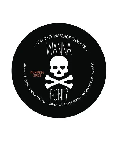 Kama Sutra Mini Massage Halloween Candle 1.7 oz Wanna Bone