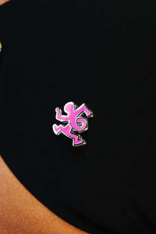 KEITH HARING TWIST MAN PIN – PINK
