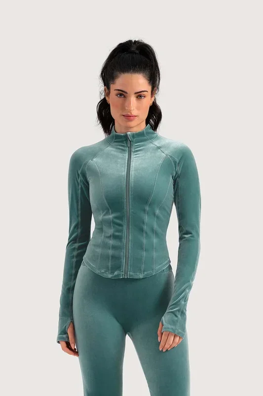 Ladies Apex Velvet Contour Jacket