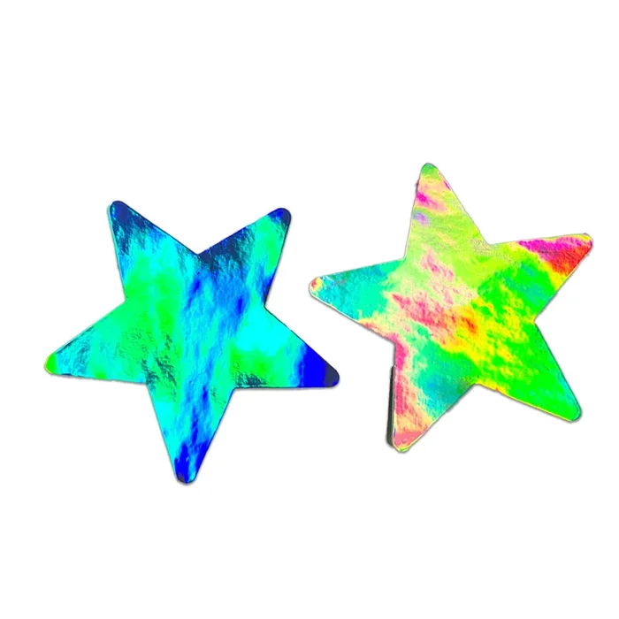 LASER SILVER STAR PASTIES