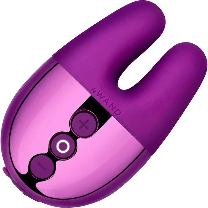 Le Wand Double Vibe Waterproof Rechargeable Silicone Vibrator – Dark Cherry