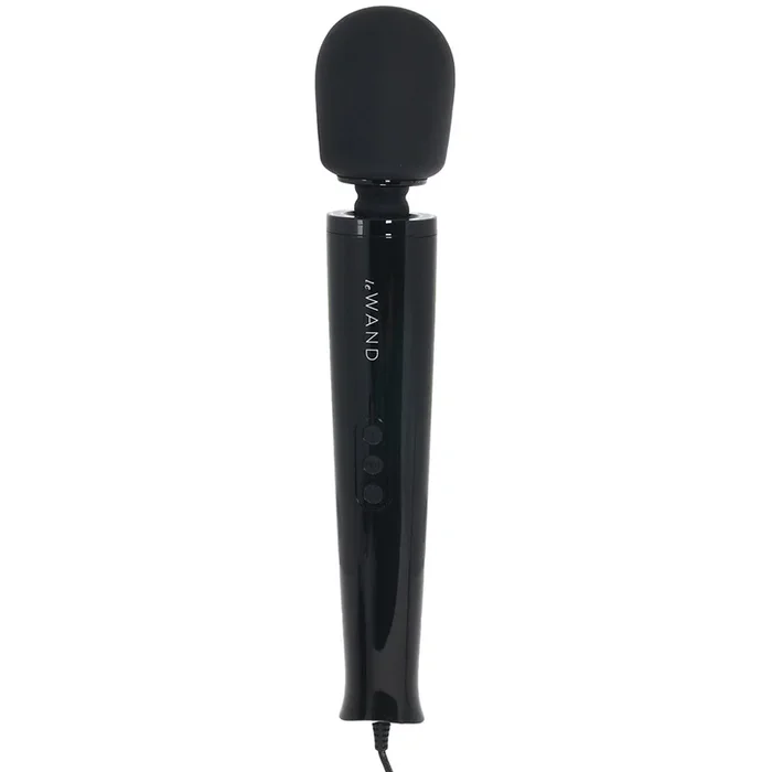 Le Wand Plug-In Massager in Black