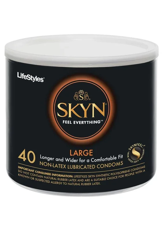 LifeStyles Skyn Declamatory 40 Non-Latex Lubricated Condoms