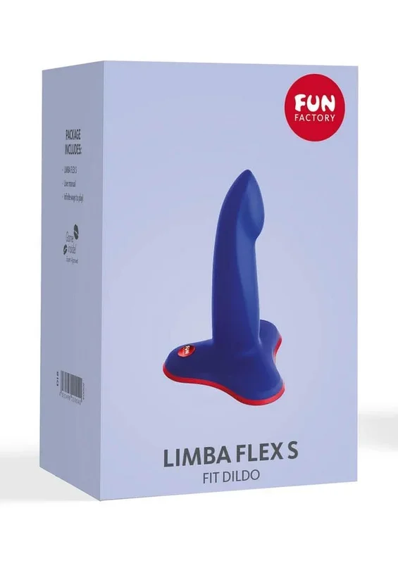 Limba Flex S Silicone Fit Dildo Posable with Suction Cup Base