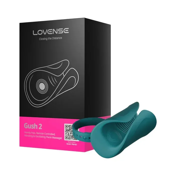 Lovense Gush 2 Handsfree Silicone Rechargeable Masturbator – Ultimate Hands-Free Pleasure