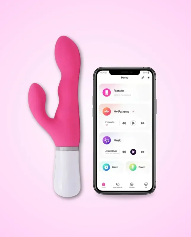Lovense Nora Rotating Vibrating Rabbit Dildo