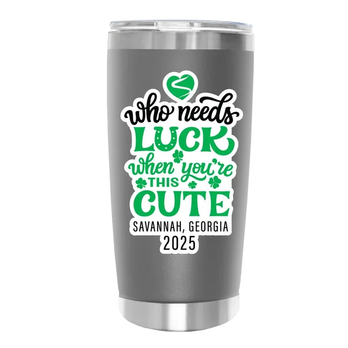 LUCKYCHARM001-2025 20oz TUMBLER – ASST COLOR