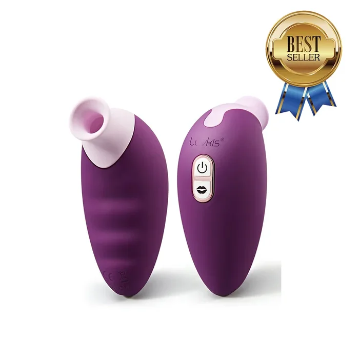 Luvkis Dual-Action Air Pulse Vibrator with 7 Modes – Waterproof for Clitoral & Nipple Stimulation