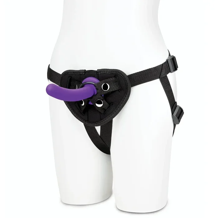 Lux Fetish 5 ” Dildo with Strap On Harness Set