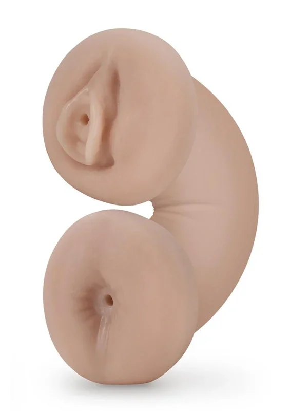 M For Men Soft and Wet Bivalent Trouble Glow In The Dark Masturbator