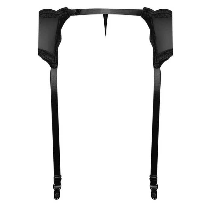 Magic Silk Essentials Lace Garter Belt Black