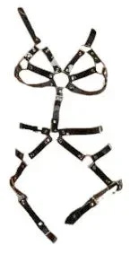 Male Basics Dngeon Leather Women’s Body Harness Party Black