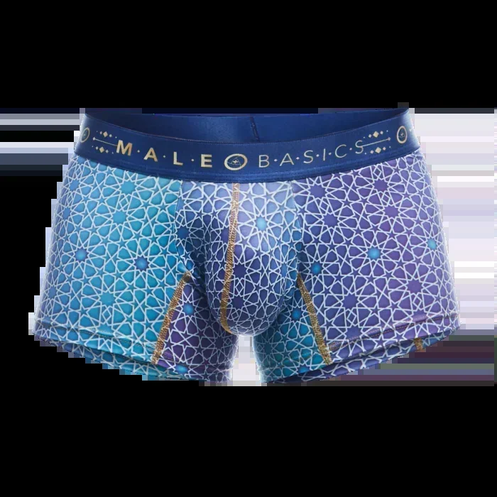 Male Basics Hipster Men’s Trunk Mosaic Blue