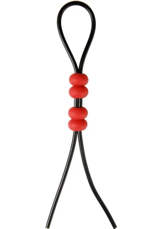 Master Series – Crimson Tied Bolo Lasso Style Adjustable Cock Ring
