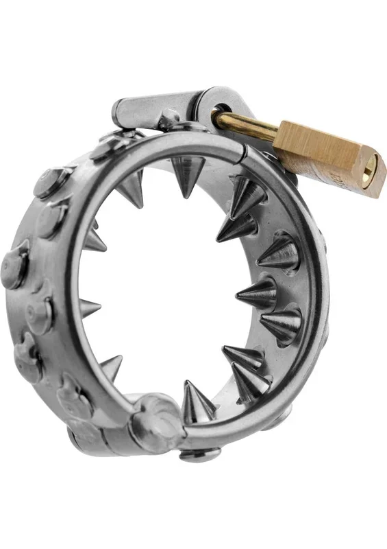 Master Series Impaler Locking CBT Ring with Spikes