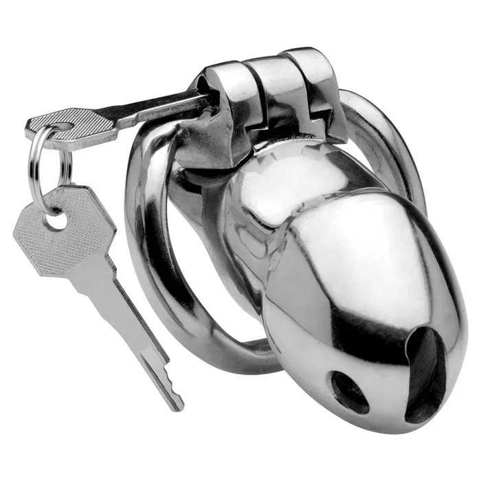 Master Series Rikers 24-7 Stainless Steel Locking Chastity Cage