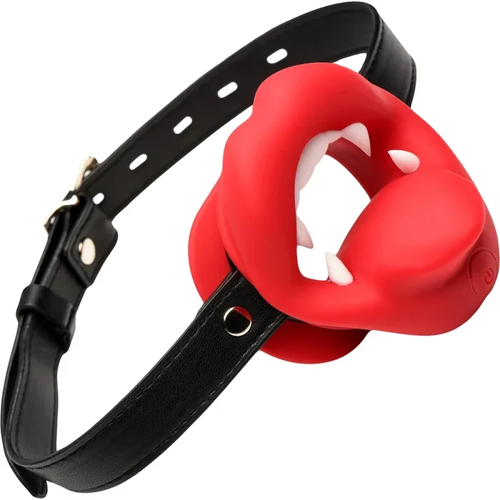 Master Series Vampire Vibrating Silicone Mouth Gag