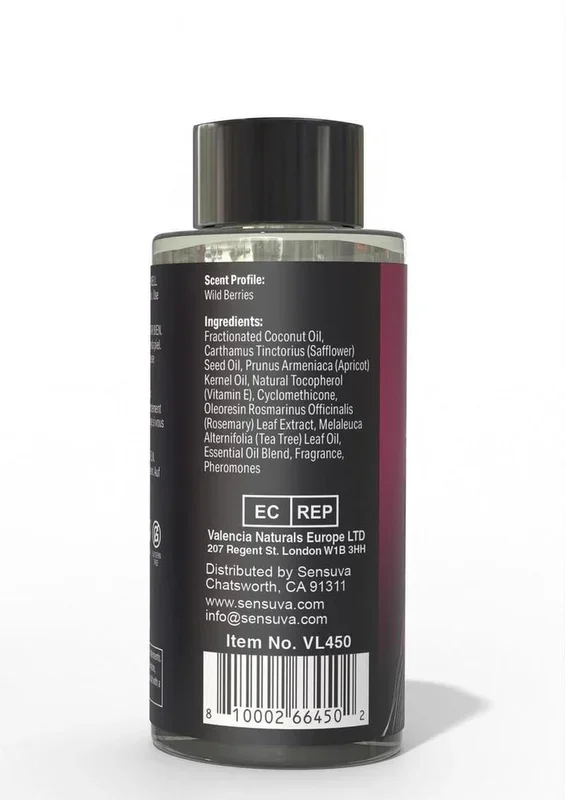 Me and You Pheromone Infused Luxury Massage Oil Berry Flirty