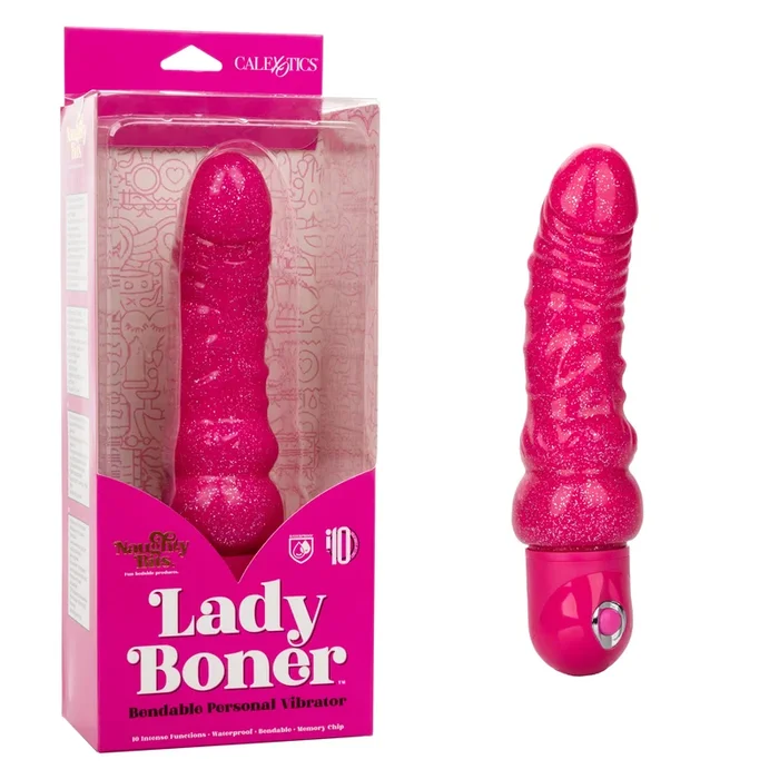Naughty Bits® Lady Boner™ Bendable Personal Vibrator