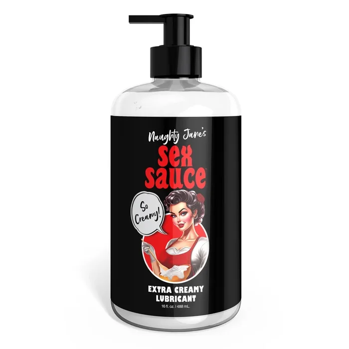 Naughty Jane’s Sex Sauce Extra Creamy Lubricant – 16 oz