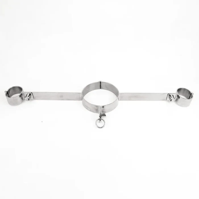 Neck & Wrist Rigid Stainless Irons, Snap Shut Locks