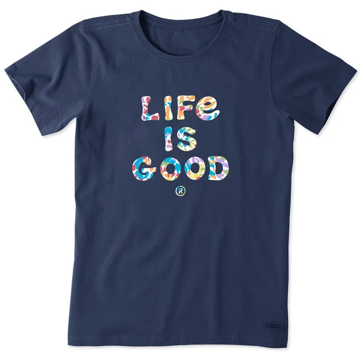 Women’s Big Tie Dye Stack Short Sleeve Crusher Tee