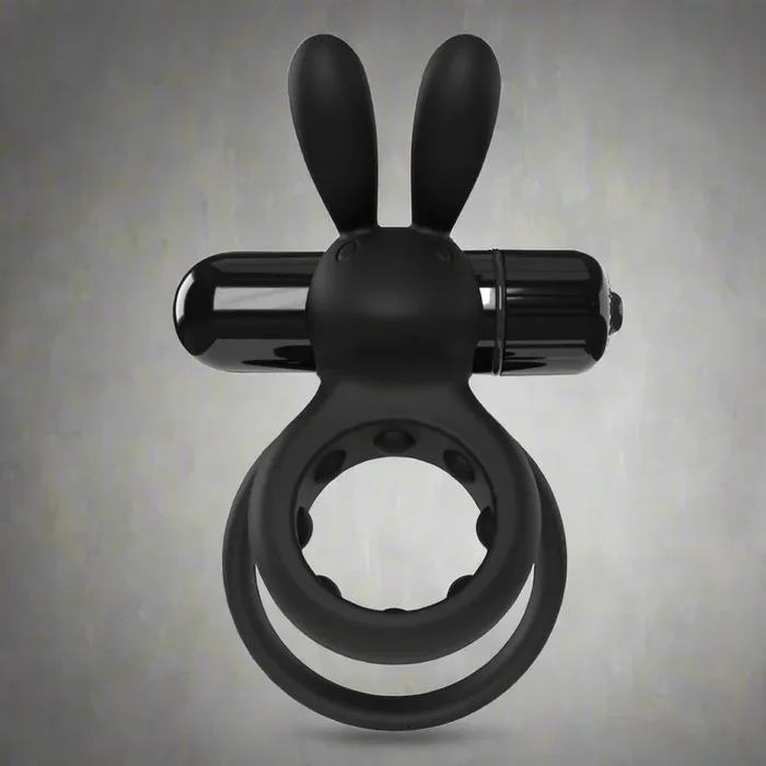 O Hare Deep Rumbling Vibrating Beginner Couples’ Cock Ring – Black