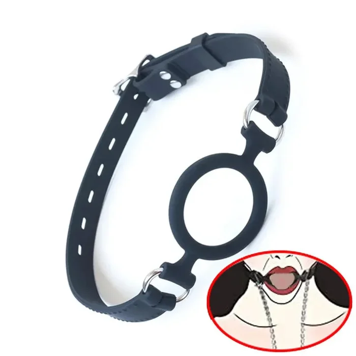 O Ring Gag Bondage Toys Restraint System BDSM Sex Toy