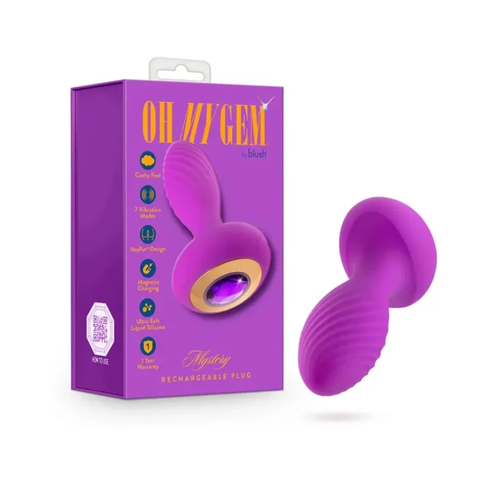 Oh My Gem Charm Rechargeable Silicone Anal Plug