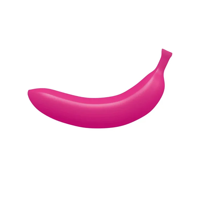Oh Oui Banana Vibrating Dildo In Banana Bag – Danger Pink