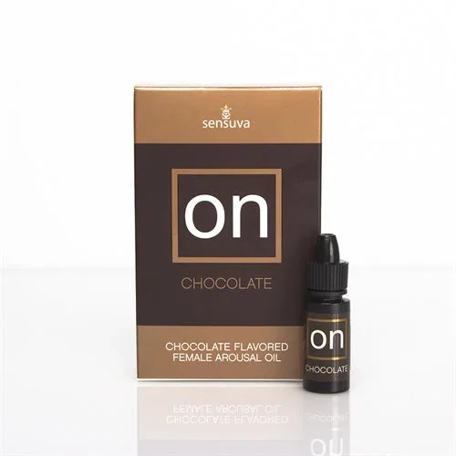On Chocolate Flavored Arousal Oil – Medium Box – 0.17 Fl. Oz. Box