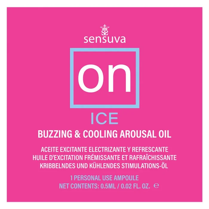 On Ice Buzzing & Cooling Female Arousal Oil – 0.01 Oz. Ampoule